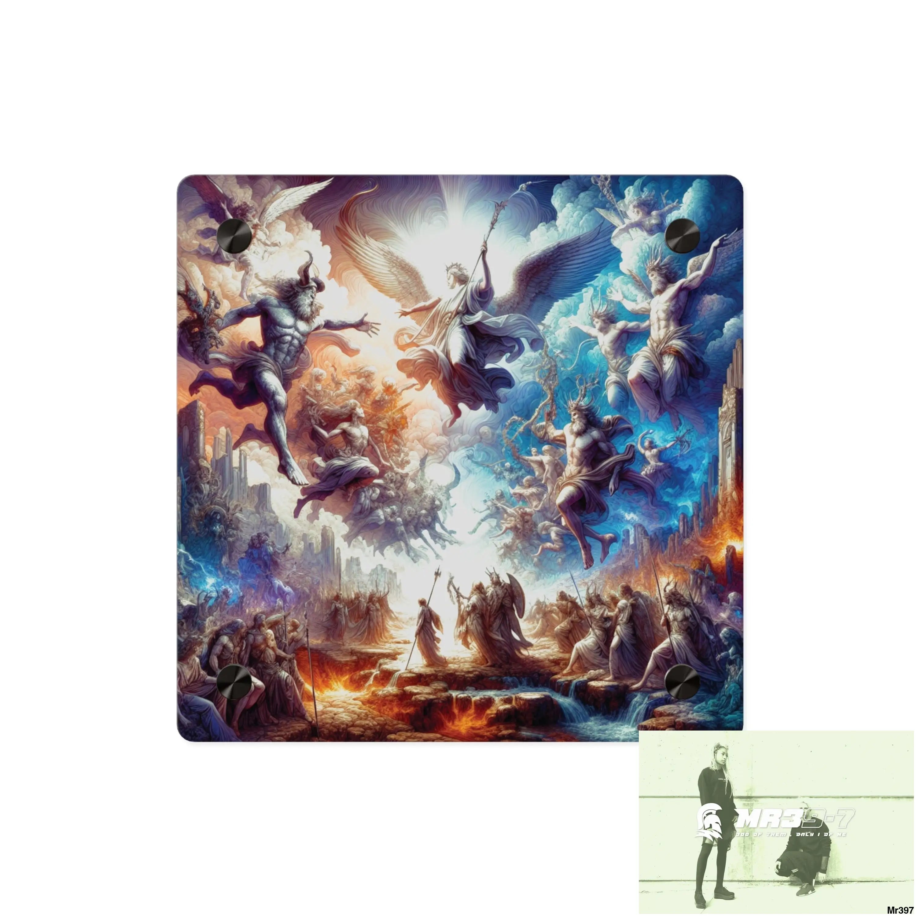 #9th Ai linking all back to UK 2016 to 2024 failures their’s my deaths Gods intervention AI Themed Ltd Edition Acrylic
