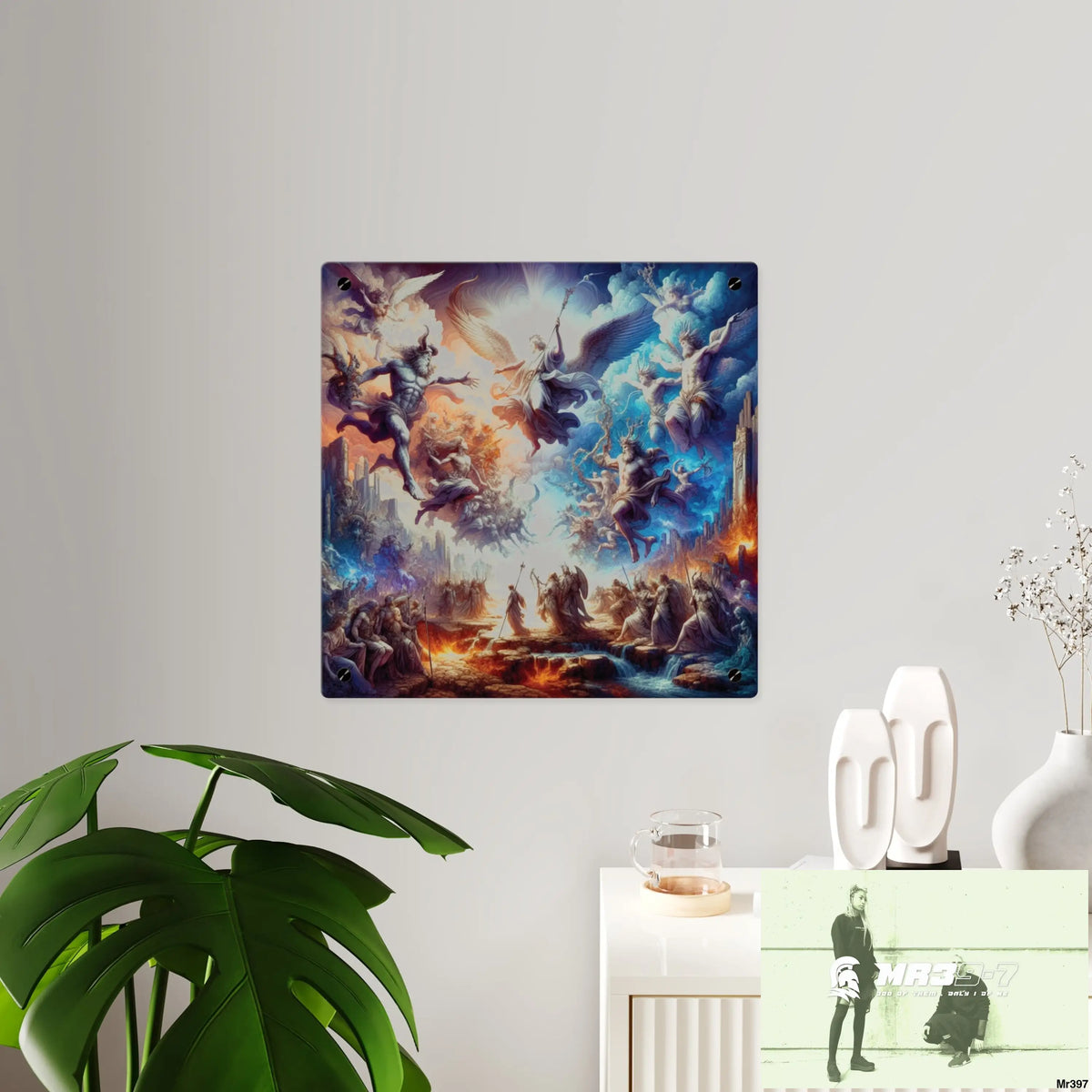 #9th Ai linking all back to UK 2016 to 2024 failures their’s my deaths Gods intervention AI Themed Ltd Edition Acrylic