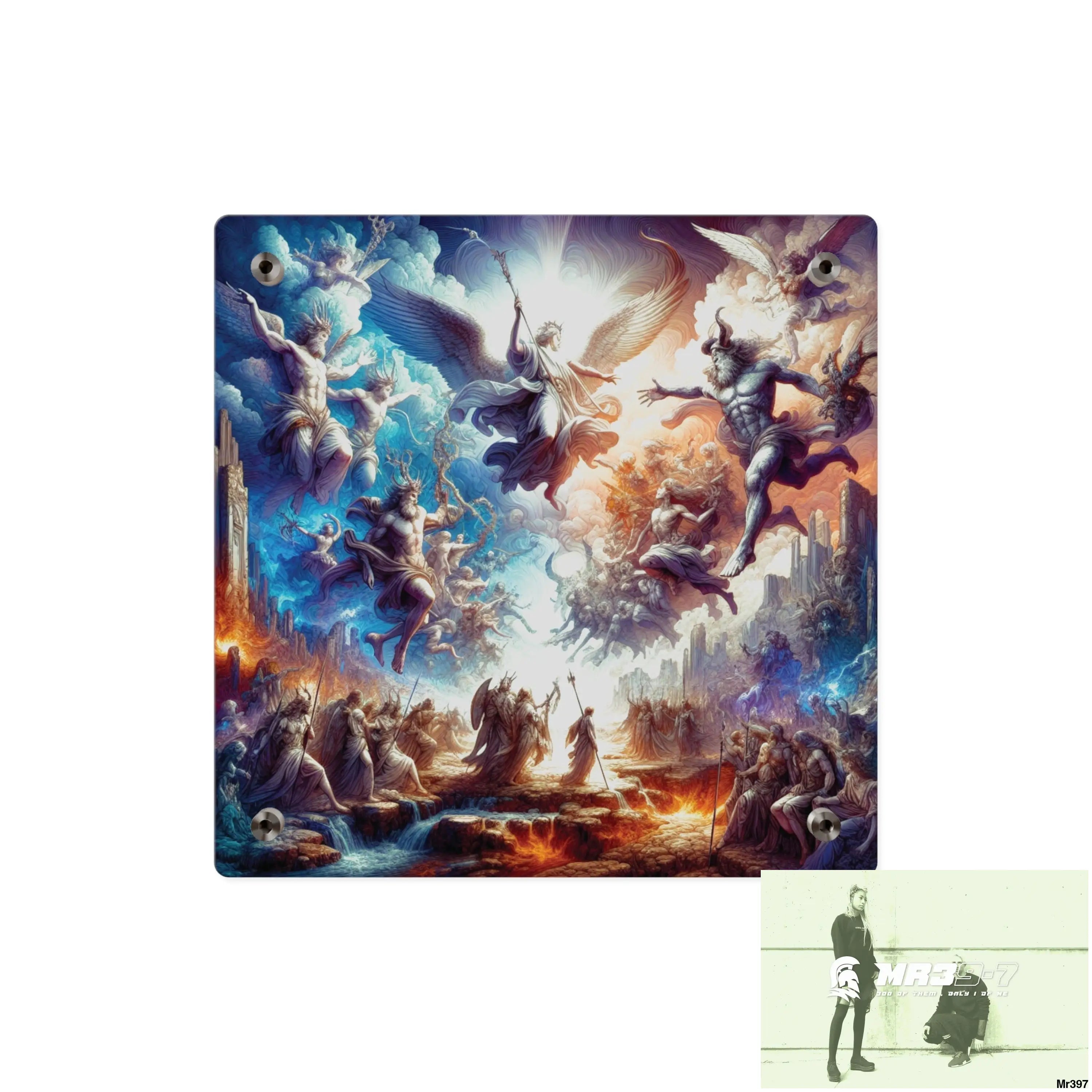 #9th Ai linking all back to UK 2016 to 2024 failures their’s my deaths Gods intervention AI Themed Ltd Edition Acrylic