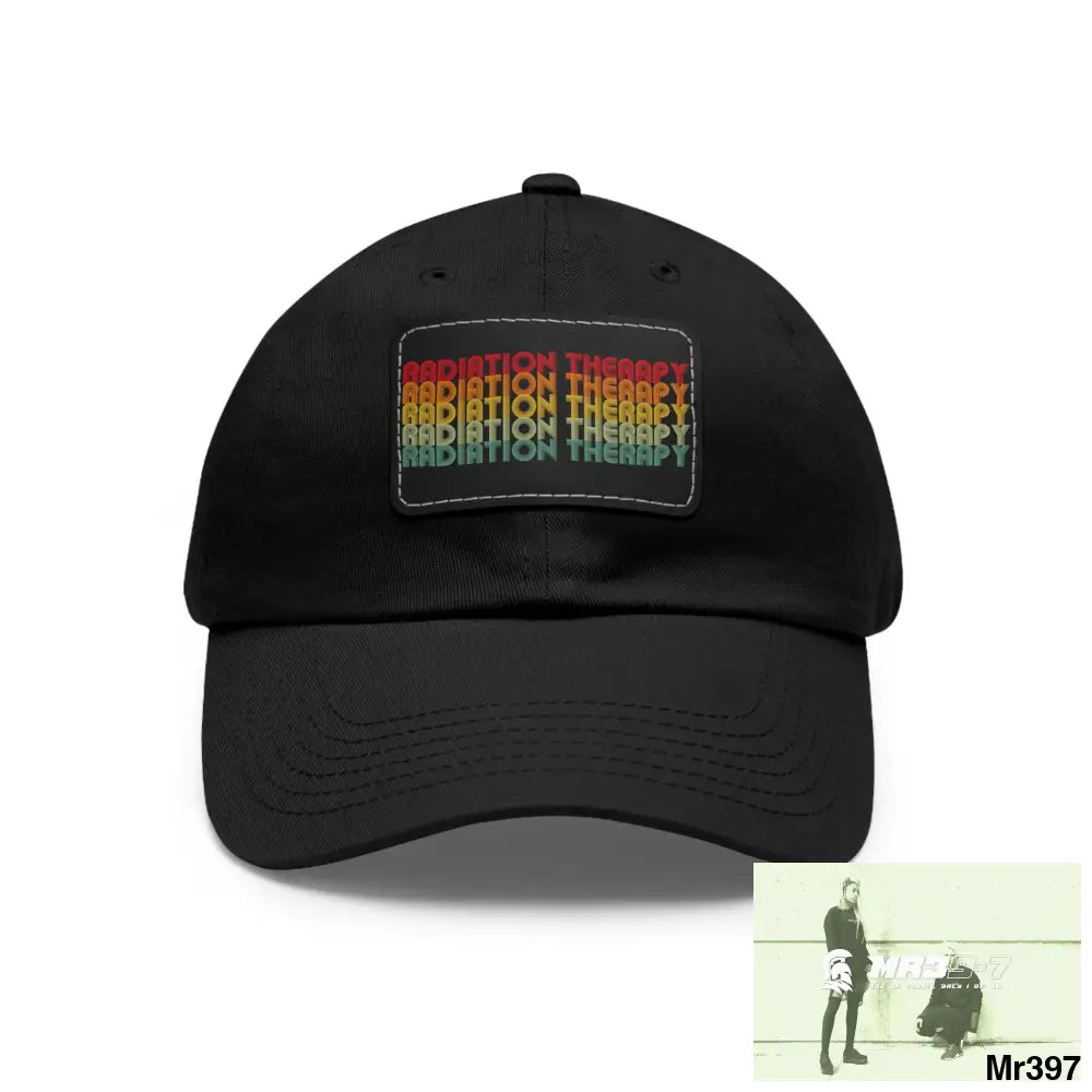 A blast from the past Dahab 2014 - UK 2022-23 Dad Hat with Leather Patch (Rectangle) Black / Black patch / Rectangle