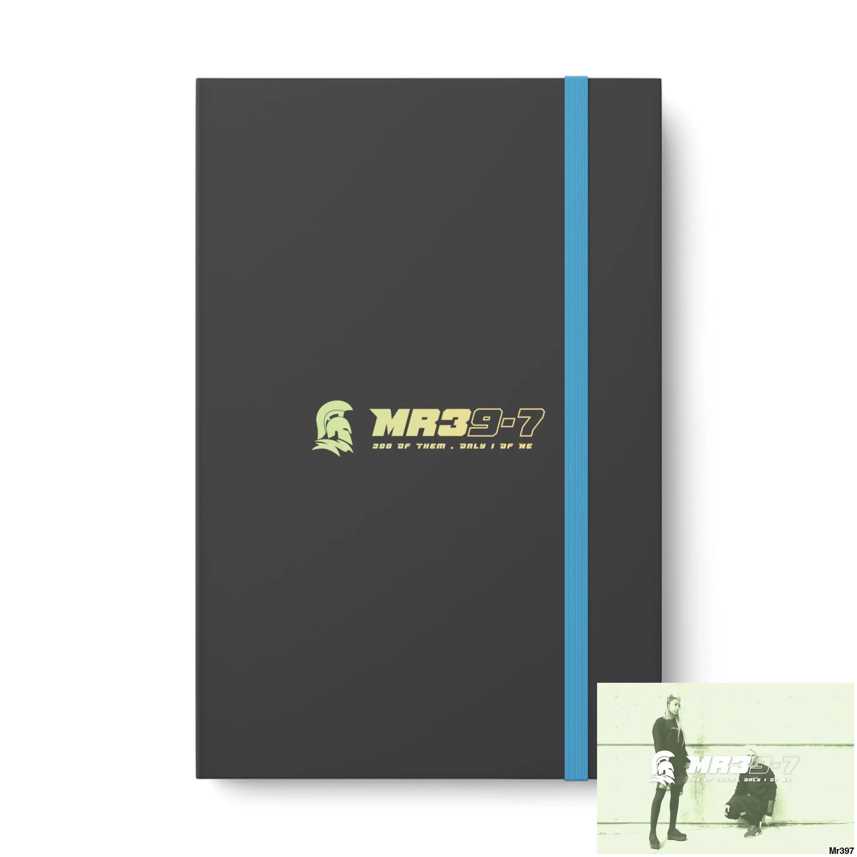 A Mr39-7 Color Contrast Notebook - Ruled 5.5’’ x 8.25’’ / Blue / Ruled line Paper products