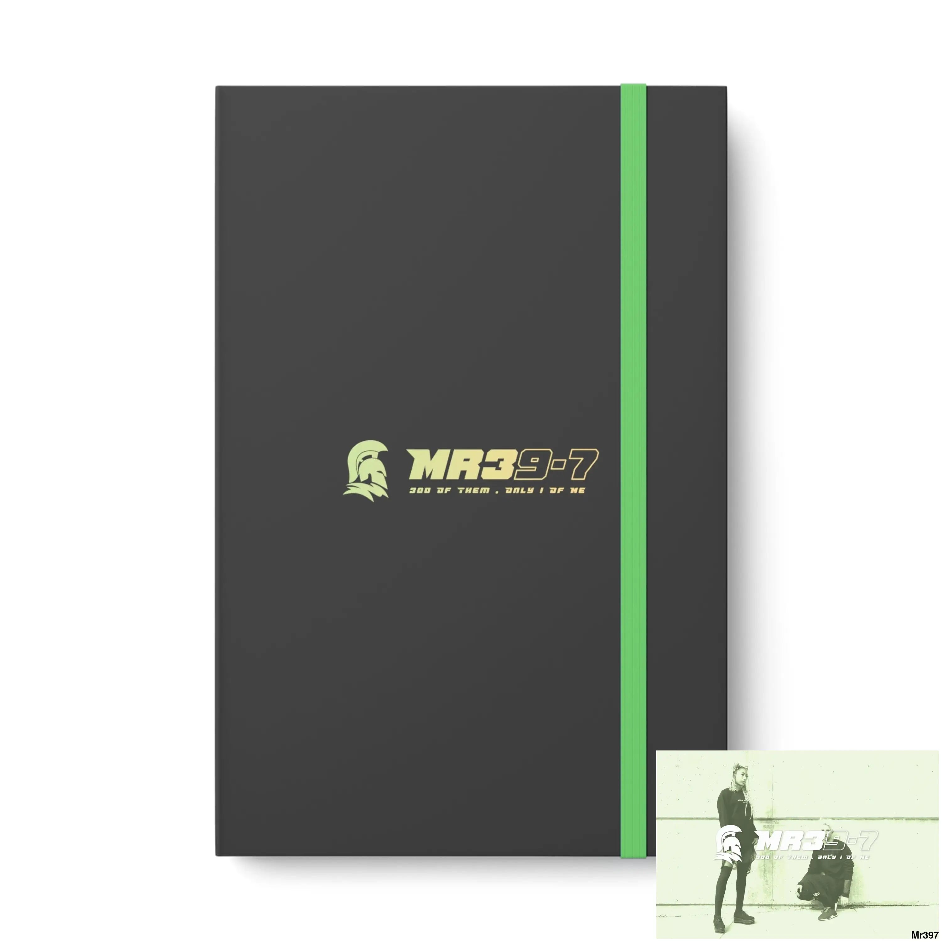 A Mr39-7 Color Contrast Notebook - Ruled 5.5’’ x 8.25’’ / Lime / Ruled line Paper products