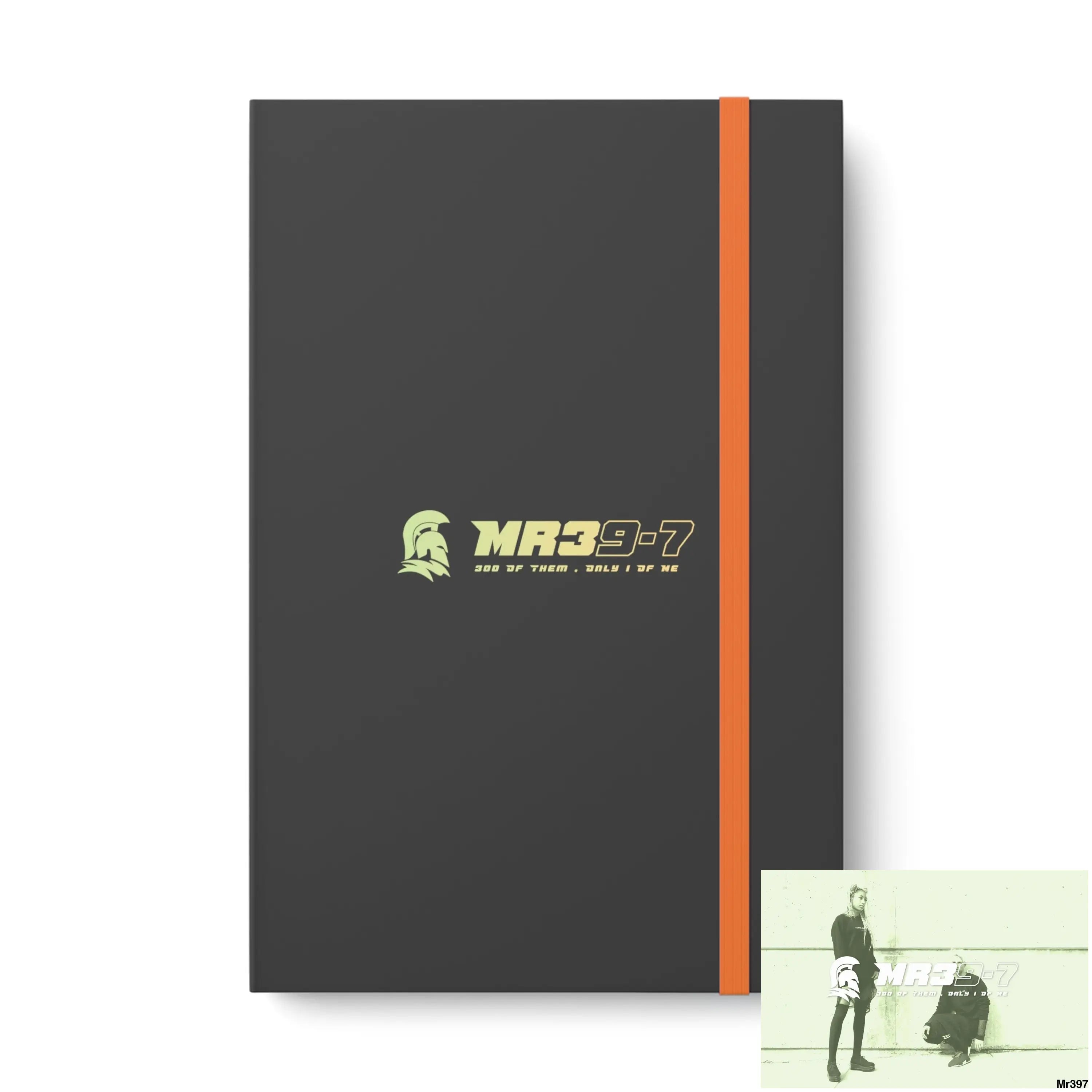 A Mr39-7 Color Contrast Notebook - Ruled 5.5’’ x 8.25’’ / Orange / Ruled line Paper products