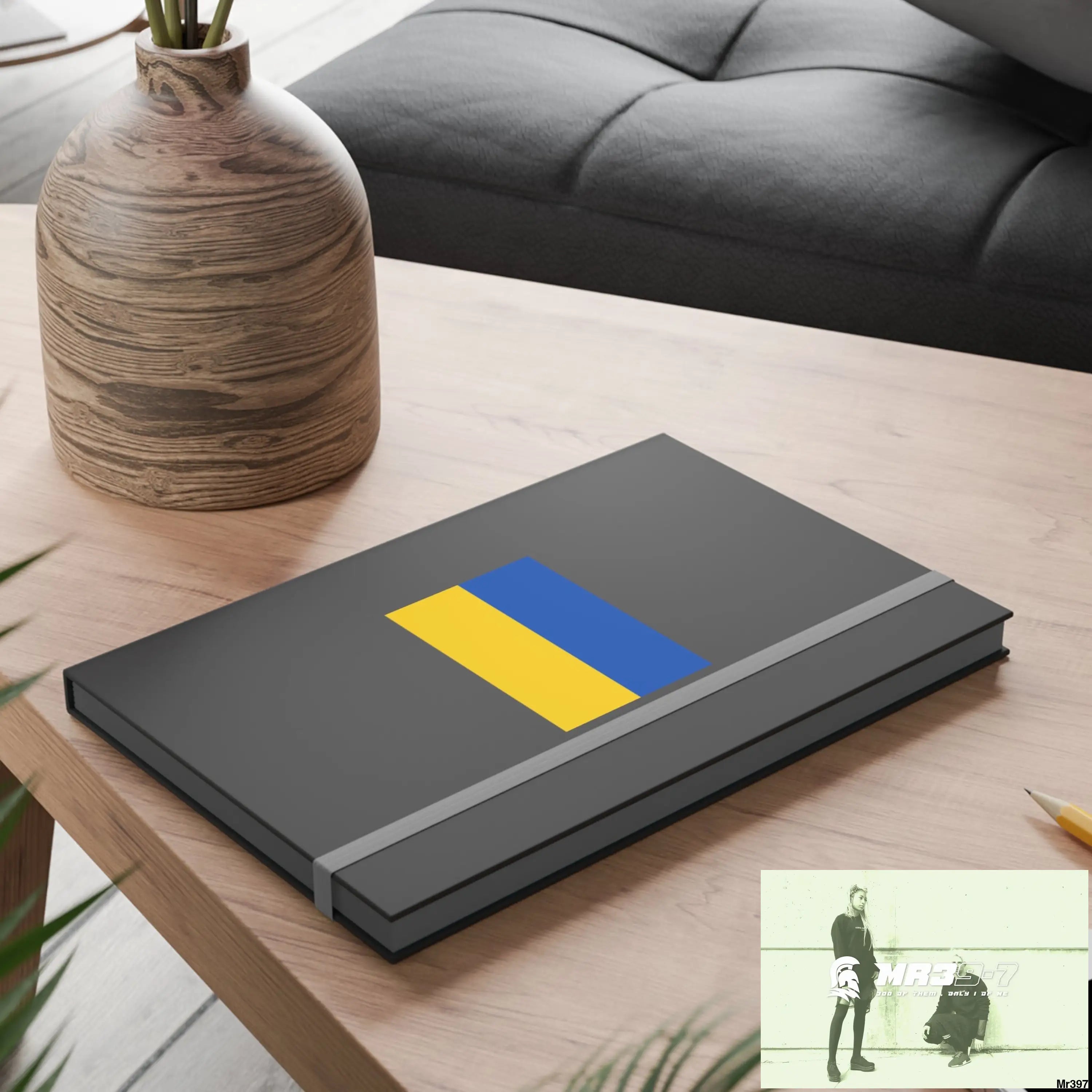 A Ukraine Color Contrast Notebook - Ruled Paper products