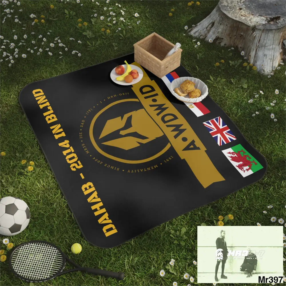 A.WDW.ID Dahab Picnic Blanket 61’’ × 51’’ Home Decor