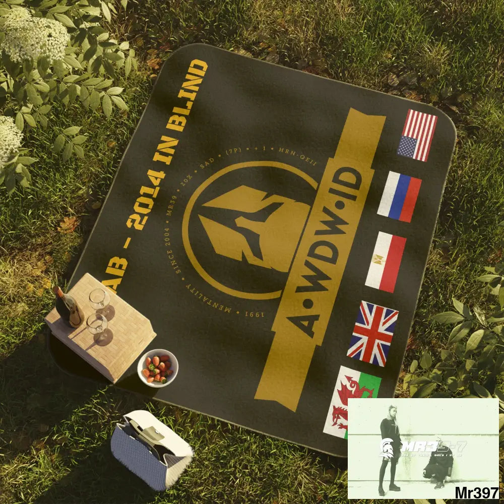 A.WDW.ID Dahab Picnic Blanket 61’’ × 51’’ Home Decor