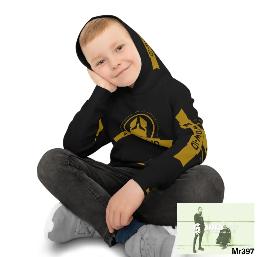 A.WDW.(ID-RSF) with Tactical inside hood A1 Who dares Wins Mentality -. Children’s Hoodie (AOP) 2XS All Over Prints