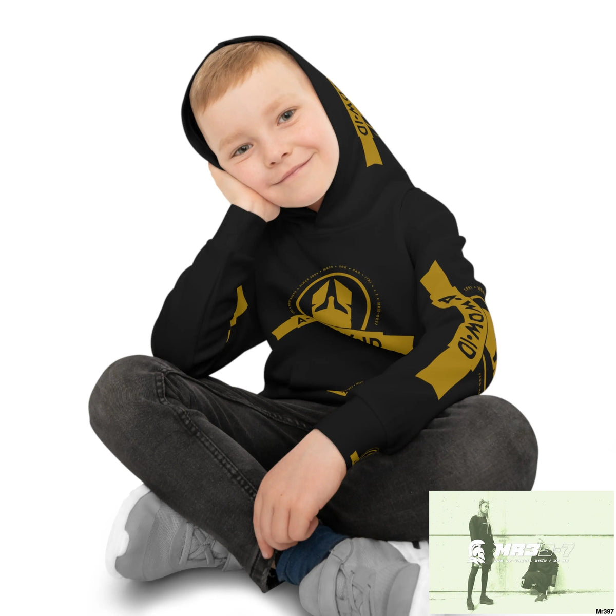 A.WDW.(ID-RSF) with Tactical inside hood A1 Who dares Wins Mentality -. Children’s Hoodie (AOP) 2XS All Over Prints