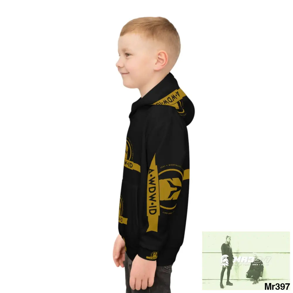 A.WDW.(ID-RSF) with Tactical inside hood A1 Who dares Wins Mentality -. Children’s Hoodie (AOP) All Over Prints
