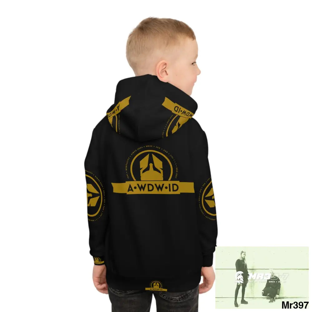 A.WDW.(ID-RSF) with Tactical inside hood A1 Who dares Wins Mentality -. Children’s Hoodie (AOP) All Over Prints