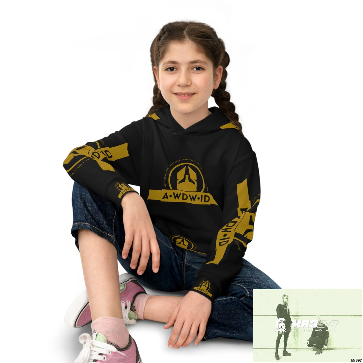 A.WDW.(ID-RSF) with Tactical inside hood A1 Who dares Wins Mentality -. Children’s Hoodie (AOP) All Over Prints