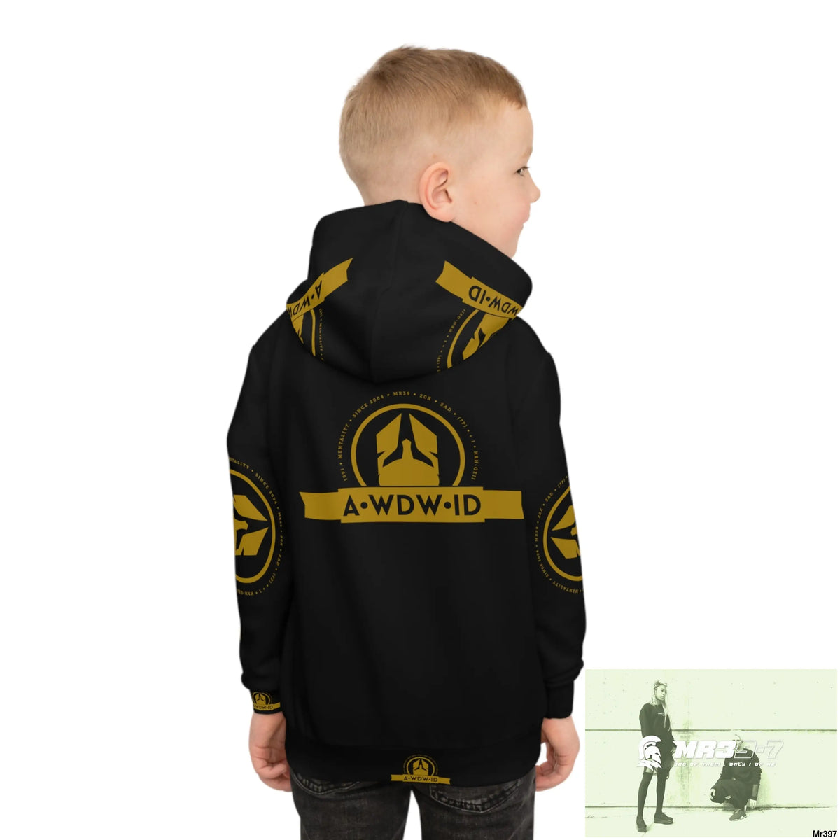 A.WDW.(ID-RSF) with Tactical inside hood A1 Who dares Wins Mentality -. Children’s Hoodie (AOP) All Over Prints