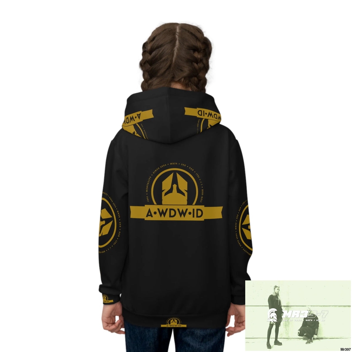 A.WDW.(ID-RSF) with Tactical inside hood A1 Who dares Wins Mentality -. Children’s Hoodie (AOP) All Over Prints