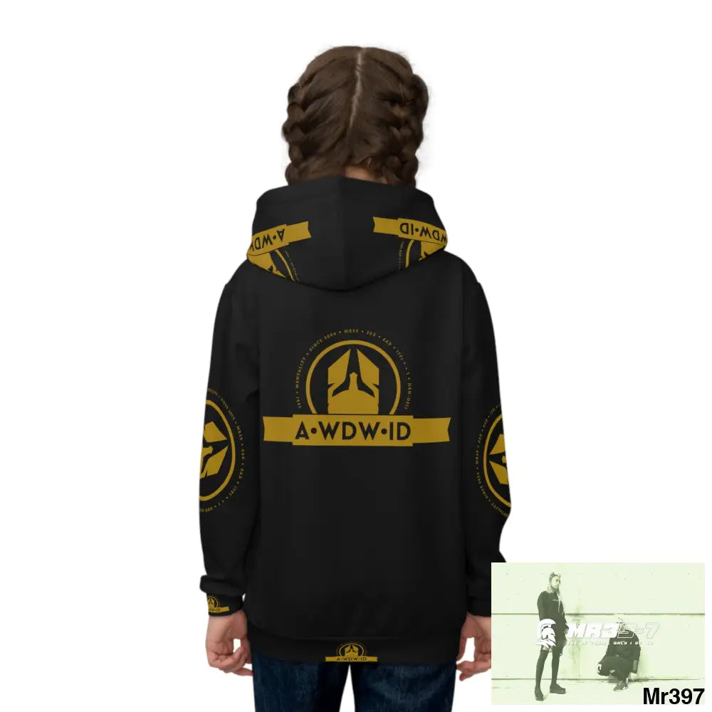 A.WDW.(ID-RSF) with Tactical inside hood A1 Who dares Wins Mentality -. Children’s Hoodie (AOP) All Over Prints