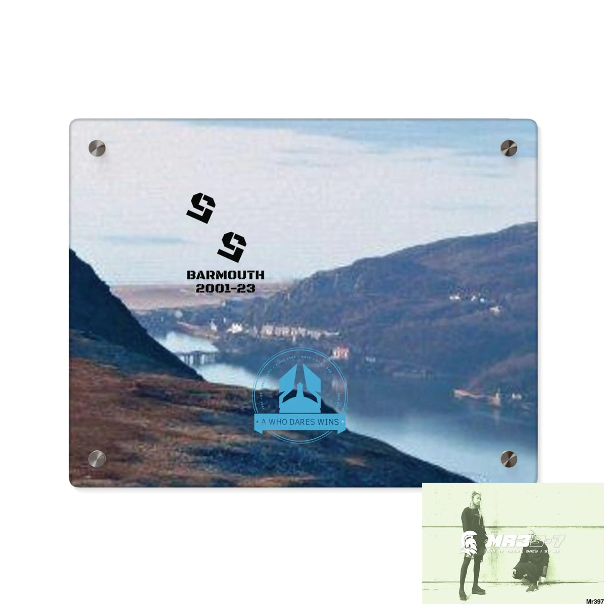 A Who Dares Wins 55 Tactical shot of (Barmouth 2001-2023) via Cadair Idris Acrylic Wall Art Panels 14″ x 11″