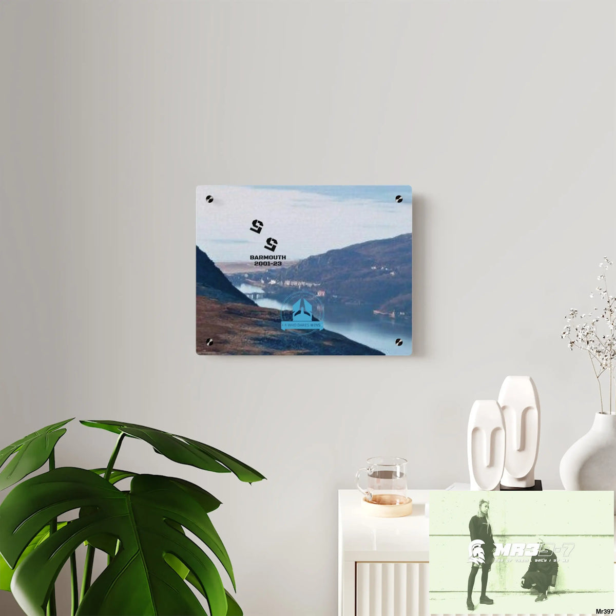 A Who Dares Wins 55 Tactical shot of (Barmouth 2001-2023) via Cadair Idris Acrylic Wall Art Panels Home Decor
