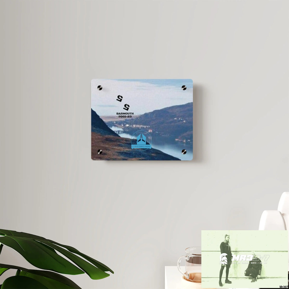 A Who Dares Wins 55 Tactical shot of (Barmouth 2001-2023) via Cadair Idris Acrylic Wall Art Panels Home Decor