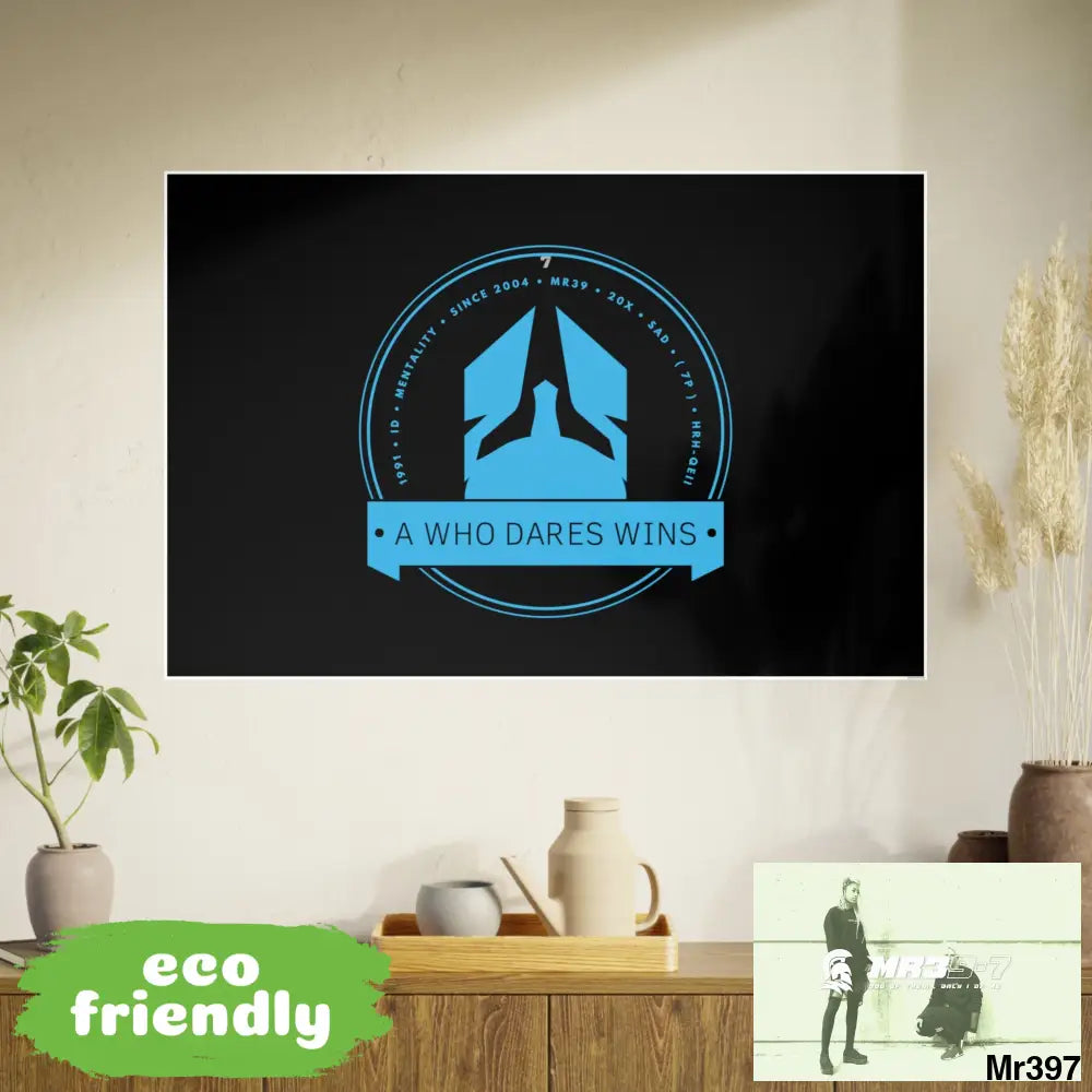 A Who Dares Wins 7 Photo Art Paper Posters 48″ x 32″ (Horizontal) / Satin Poster