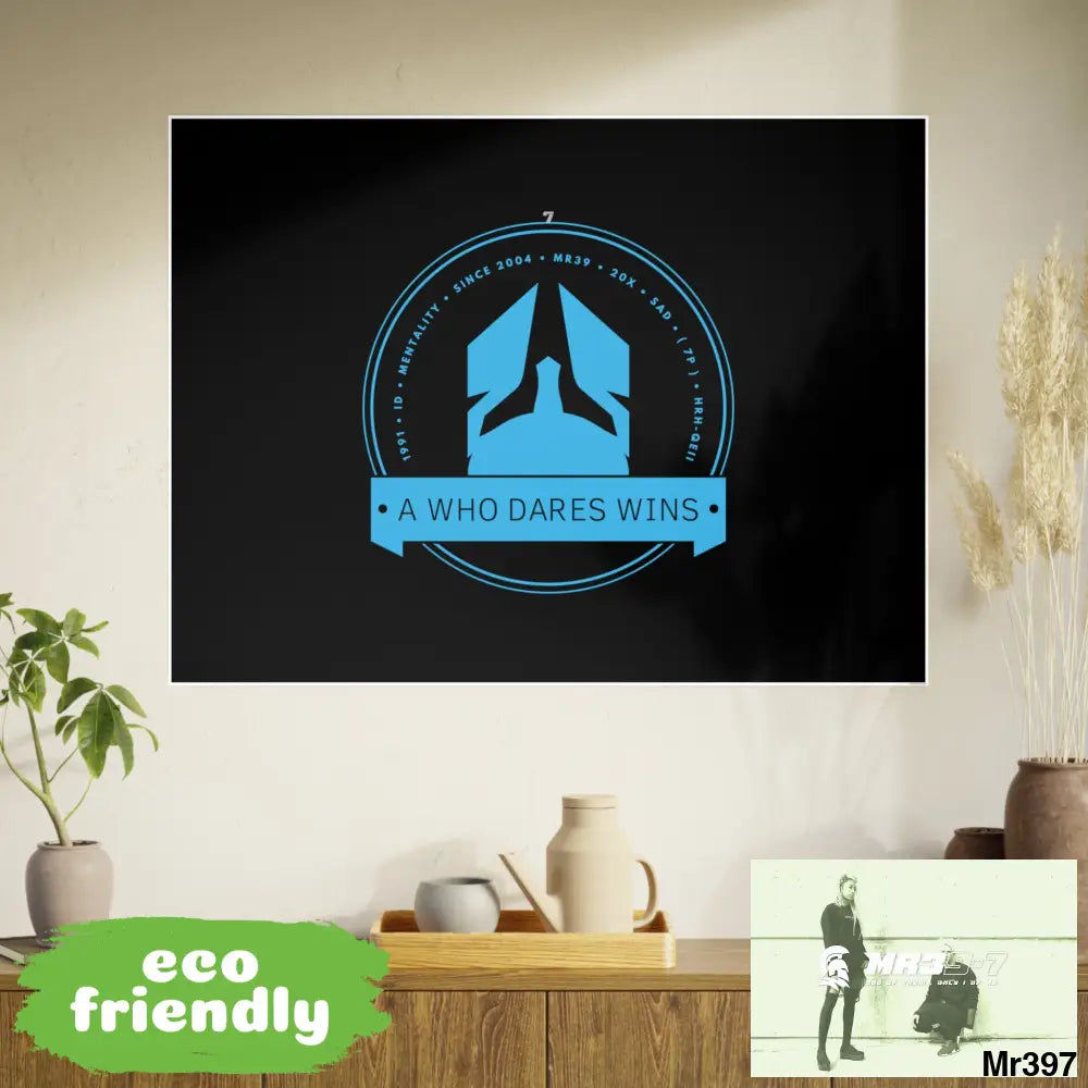 A Who Dares Wins 7 Photo Art Paper Posters 48’’ x 36’’ (Horizontal) / Satin Poster
