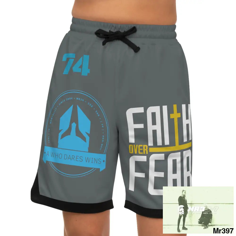 A Who Dares Wins Basketball Rib Shorts (AOP) All Over Prints