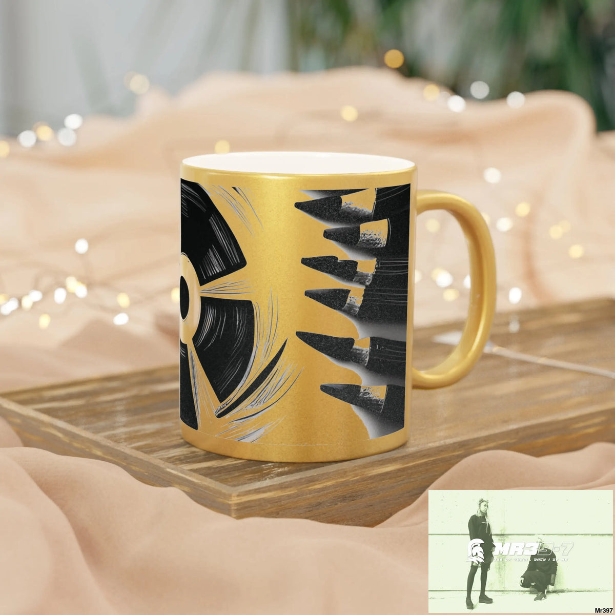 A Who Dares Wins Blast From the Past Metallic Mug (Silver\Gold) Mug