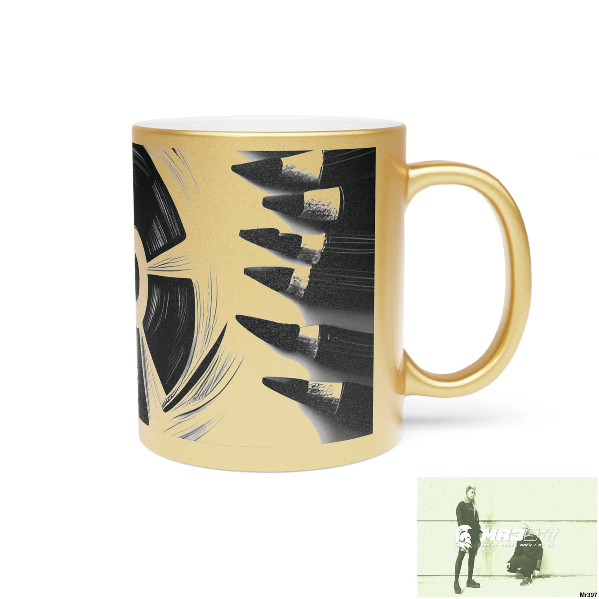A Who Dares Wins Blast From the Past Metallic Mug (Silver\Gold) Mug