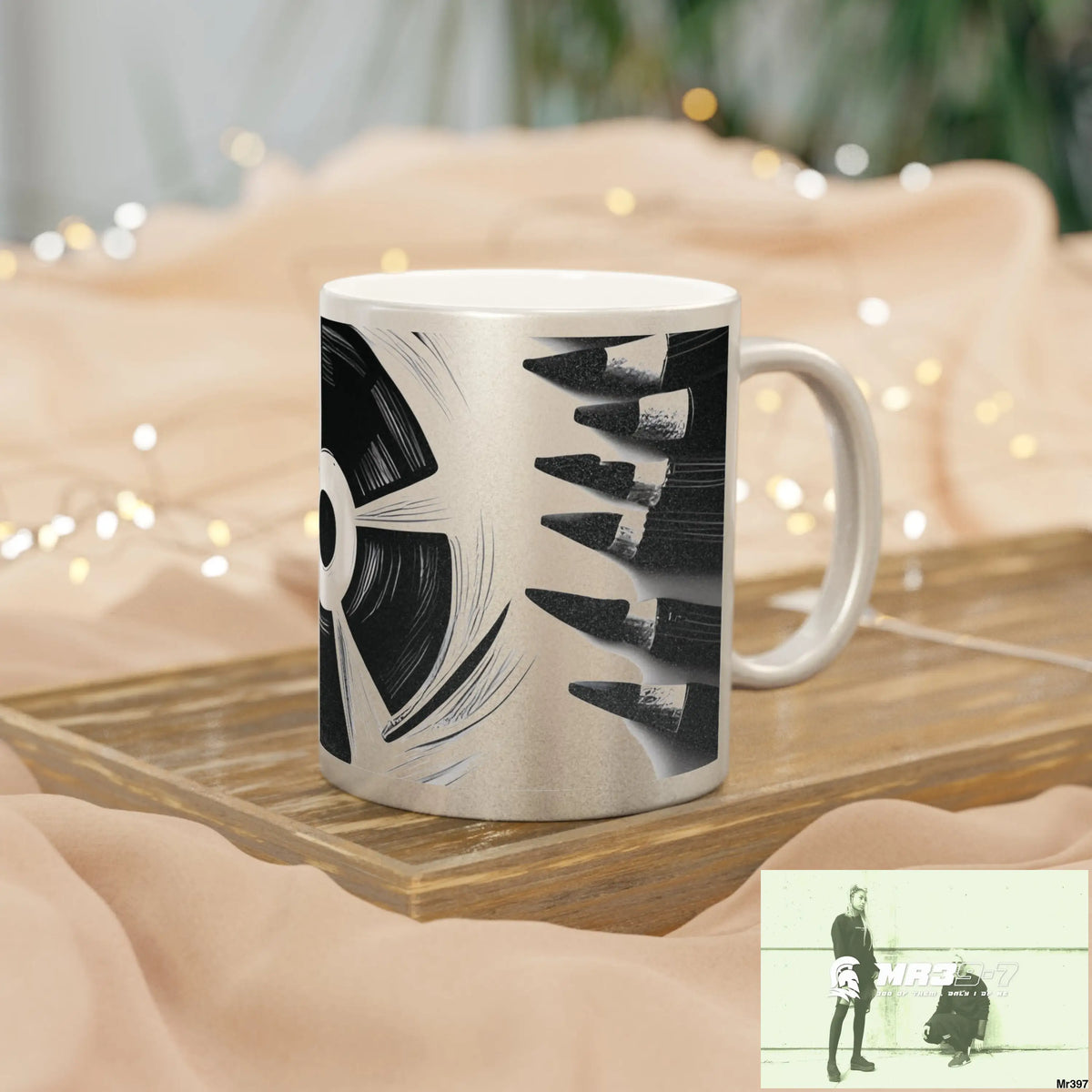 A Who Dares Wins Blast From the Past Metallic Mug (Silver\Gold) Mug