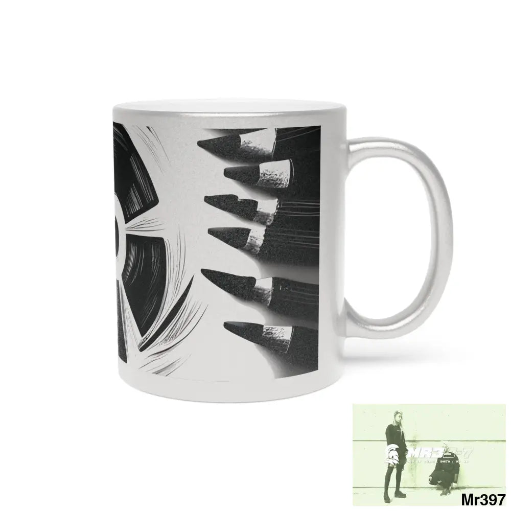 A Who Dares Wins Blast From the Past Metallic Mug (Silver\Gold) Mug