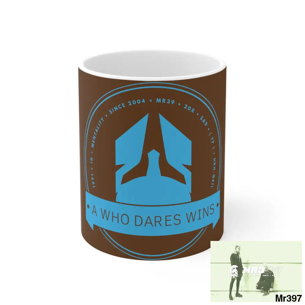 A Who Dares Wins Ceramic Mug 11oz 11oz Mug