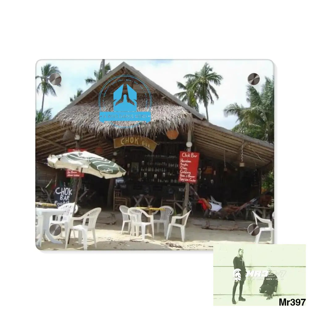 A Who Dares Wins Choke Bar LamaI Beach Koh Samui Thailand New 1 by death 2004 Koh Lak Acrylic Wall Art Panels Home Decor