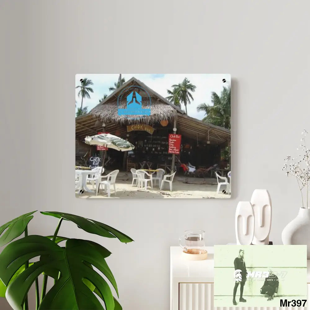 A Who Dares Wins Choke Bar LamaI Beach Koh Samui Thailand New 1 by death 2004 Koh Lak Acrylic Wall Art Panels Home Decor