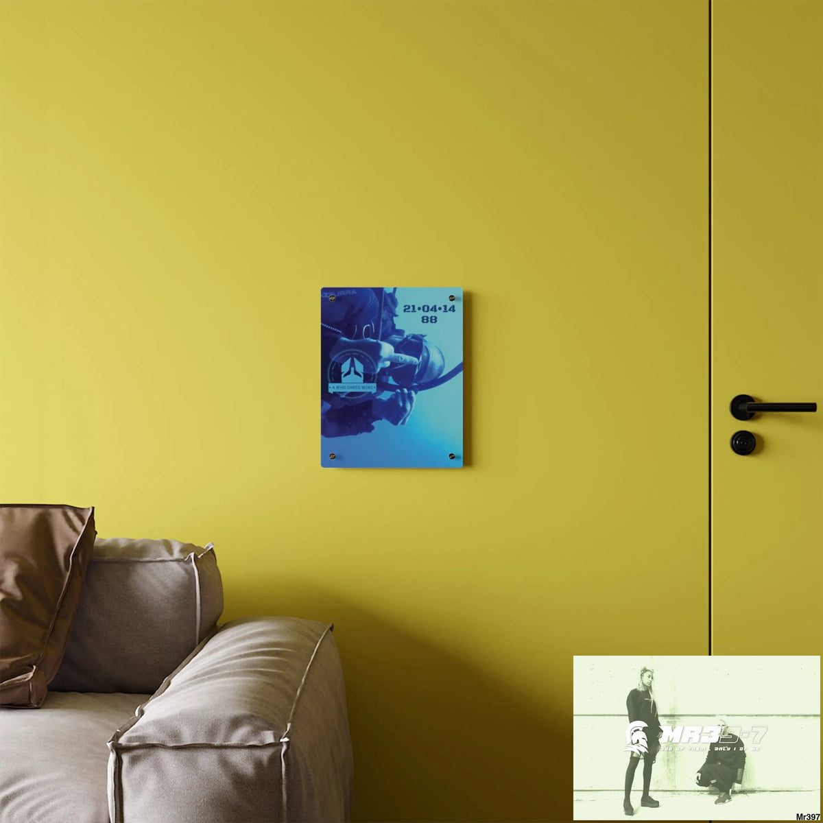 A Who Dares Wins Dahab Egypt The Blue Hole 2014 HRH Queen Elizabeth II Birthday 21/04/14 Acrylic Wall Art Panel Home