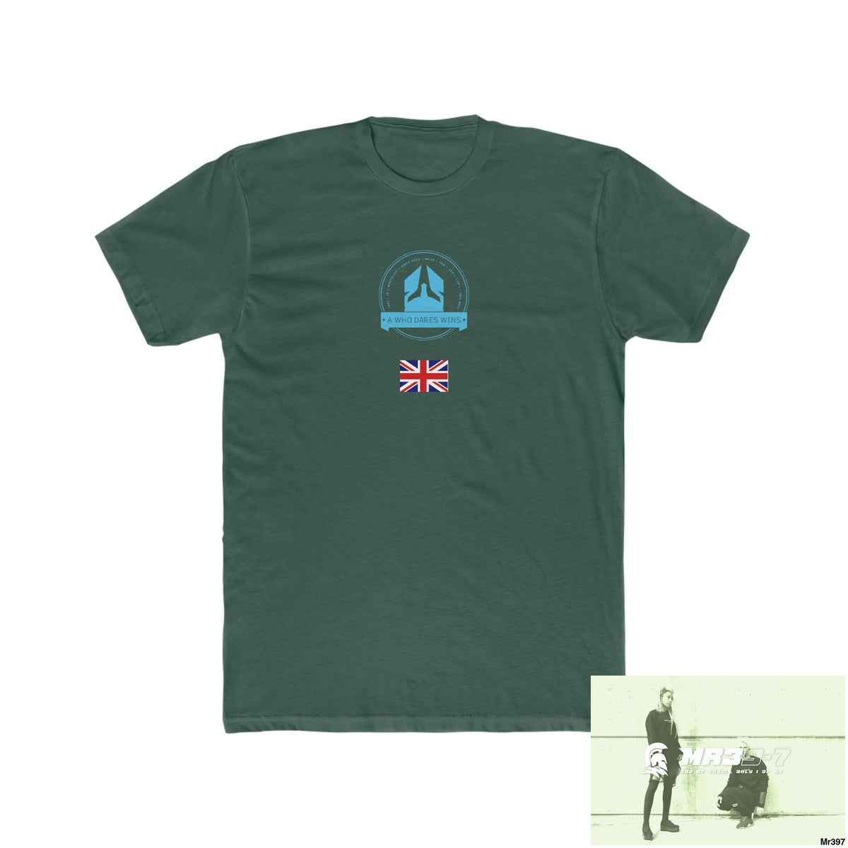 A Who Dares Wins Dahab Men’s Cotton Crew Tee Solid Forest Green / S T-Shirt
