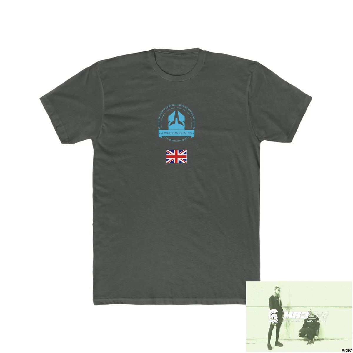 A Who Dares Wins Dahab Men’s Cotton Crew Tee Solid Heavy Metal / XS T-Shirt