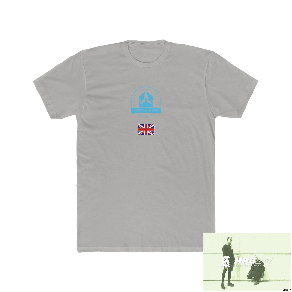 A Who Dares Wins Dahab Men’s Cotton Crew Tee Solid Light Grey / S T-Shirt