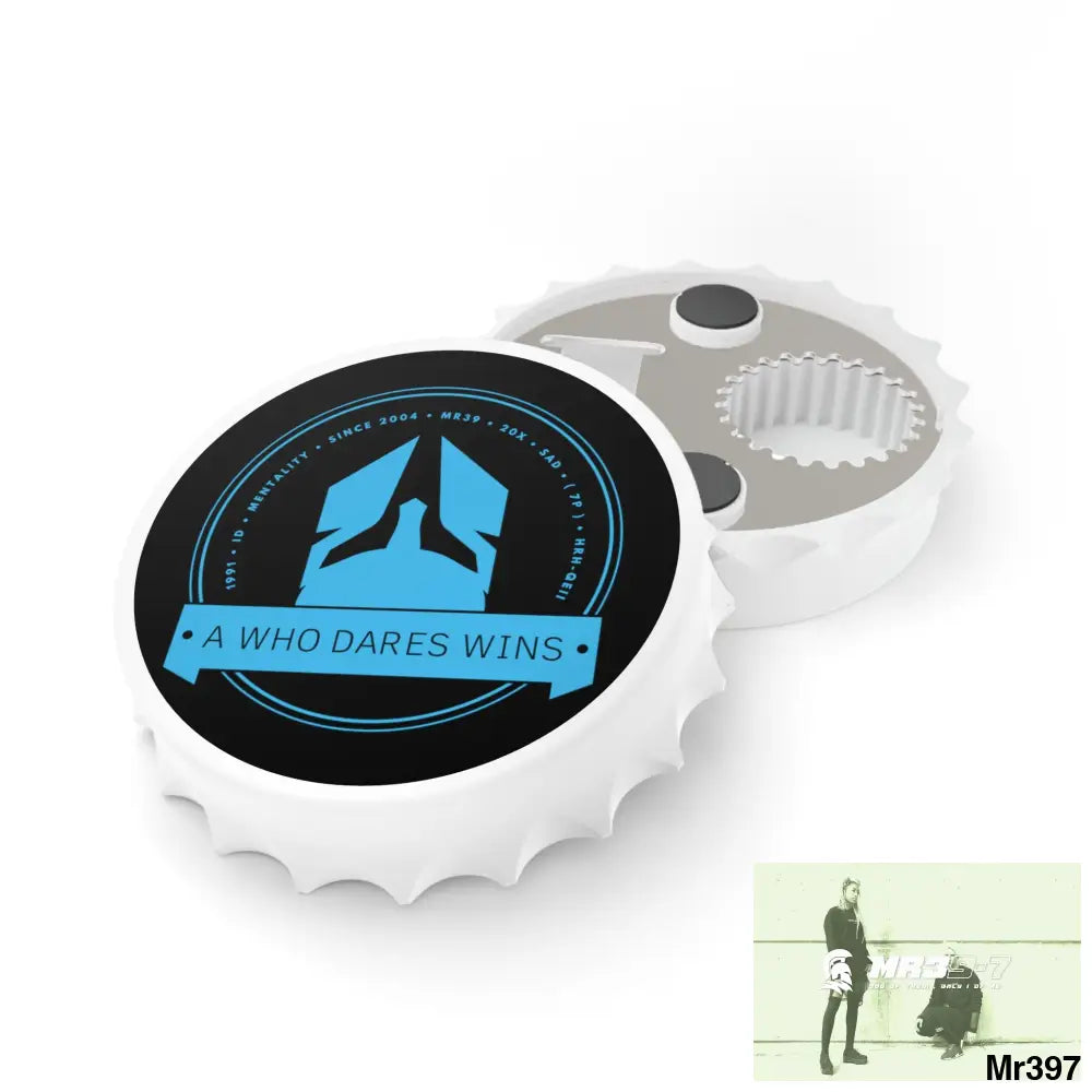 A Who Dares Wins Edition Magnetic Bottle Opener One size / White Accessories