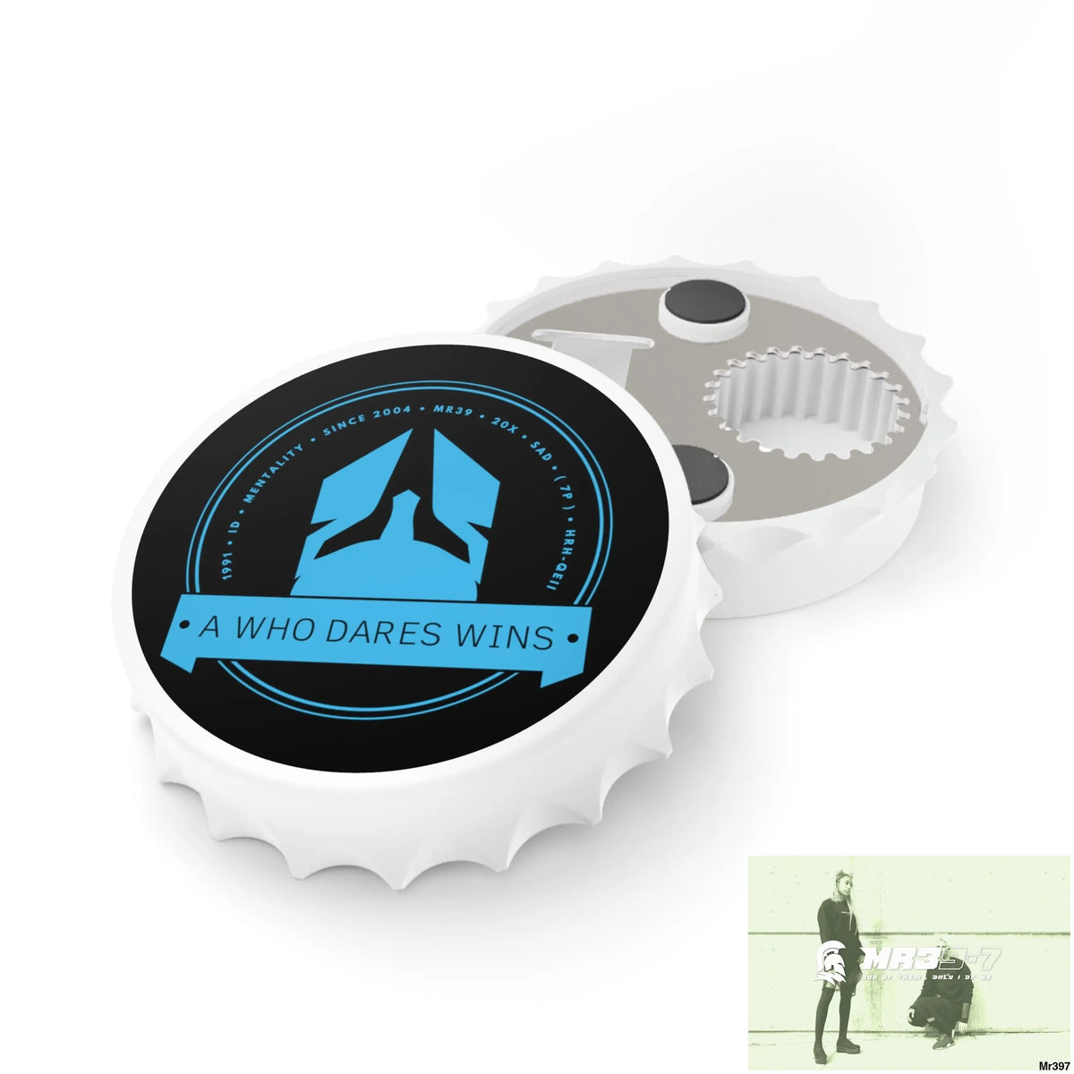 A Who Dares Wins Edition Magnetic Bottle Opener One size / White Accessories