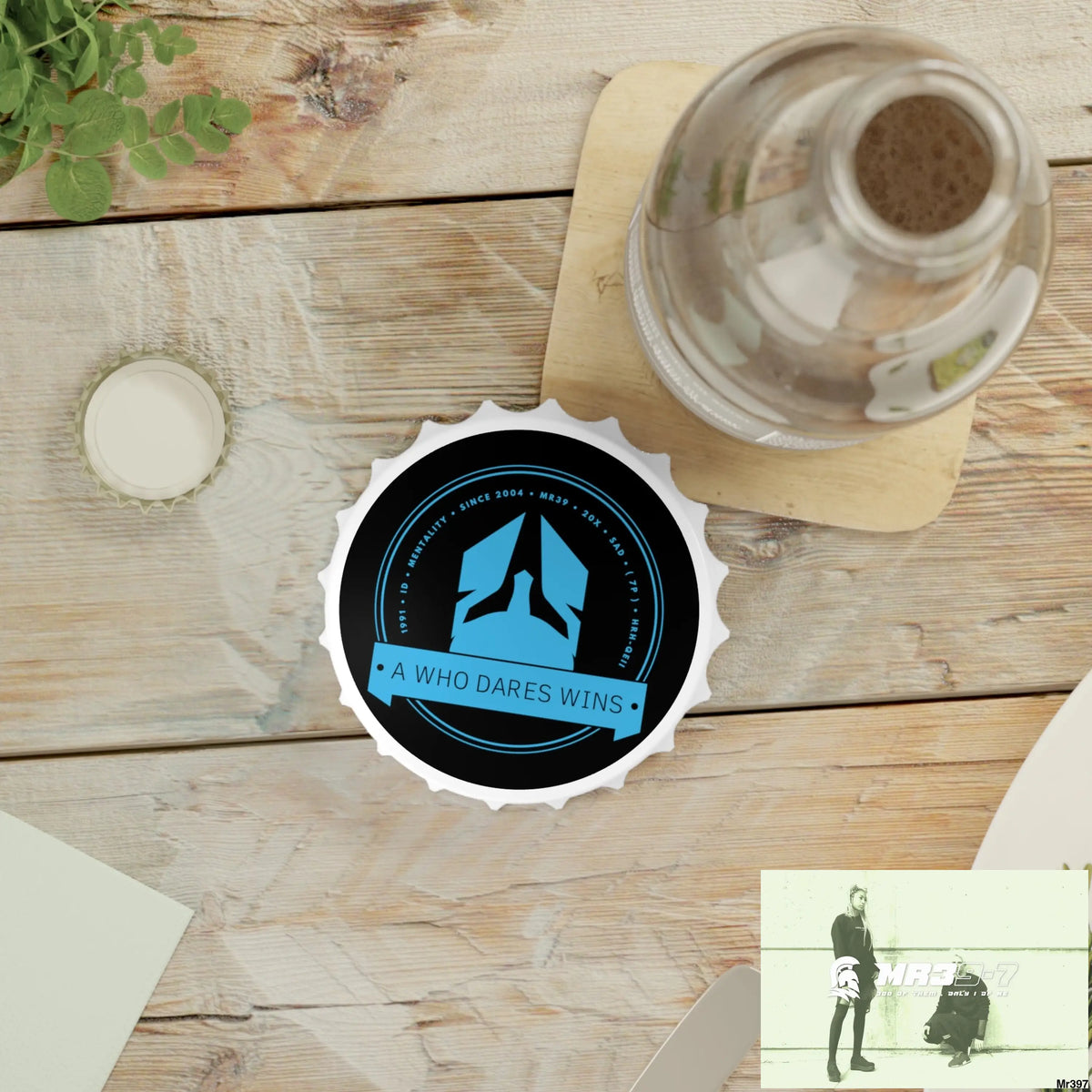 A Who Dares Wins Edition Magnetic Bottle Opener One size / White Accessories