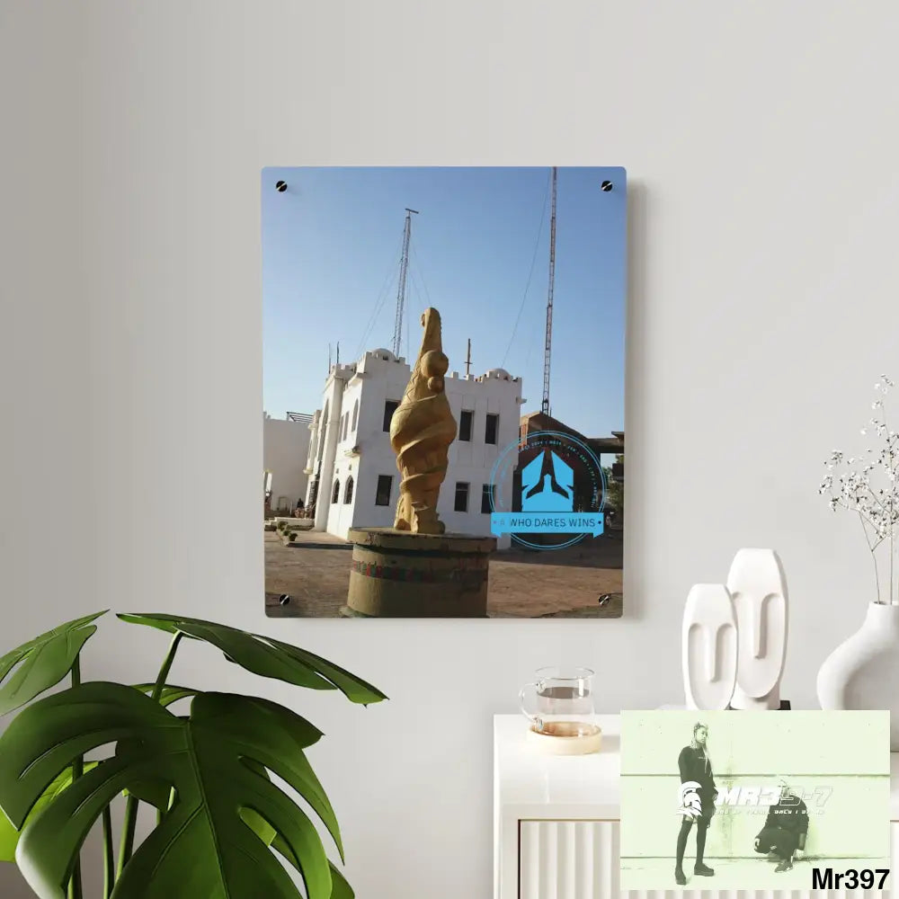 A Who Dares Wins Egypt Dahab 2014 Police Station tower Escape - Climb/Jump Acrylic Wall Art Panels Home Decor