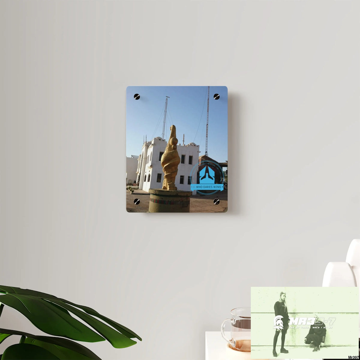 A Who Dares Wins Egypt Dahab 2014 Police Station tower Escape - Climb/Jump Acrylic Wall Art Panels Home Decor
