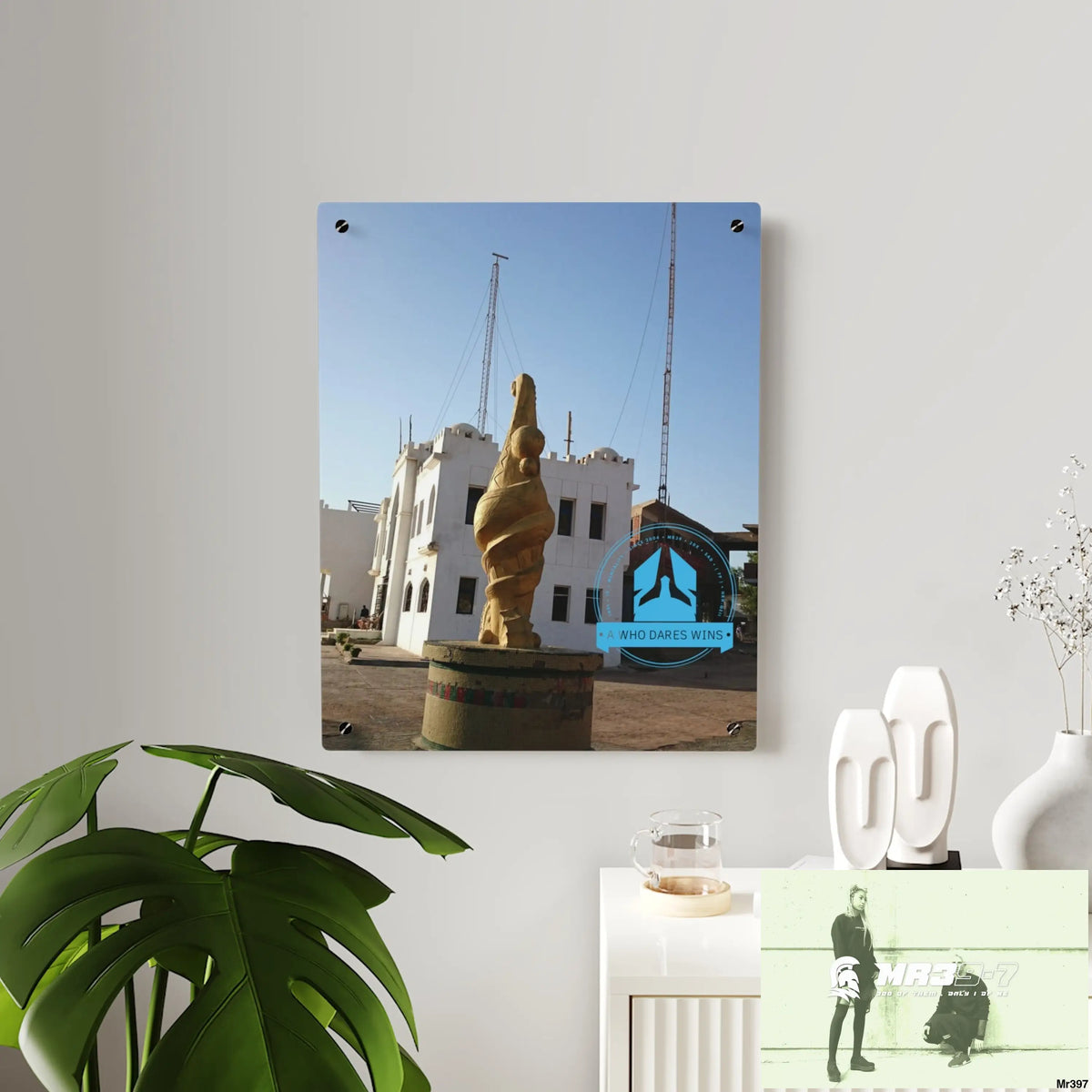 A Who Dares Wins Egypt Dahab 2014 Police Station tower Escape - Climb/Jump Acrylic Wall Art Panels Home Decor
