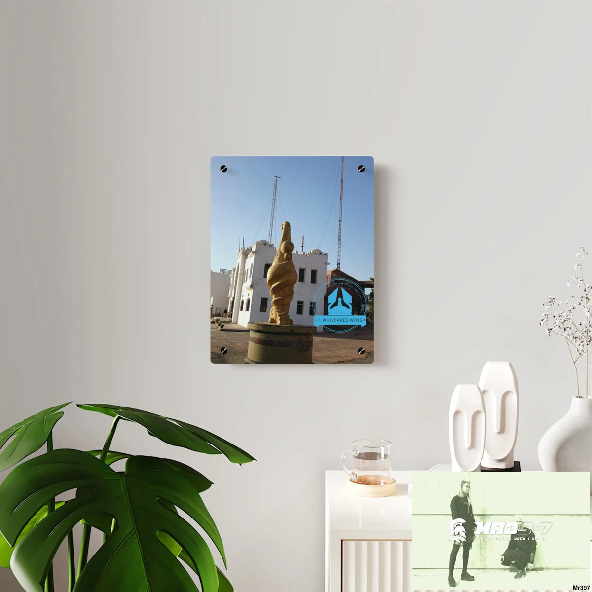 A Who Dares Wins Egypt Dahab 2014 Police Station tower Escape - Climb/Jump Acrylic Wall Art Panels Home Decor