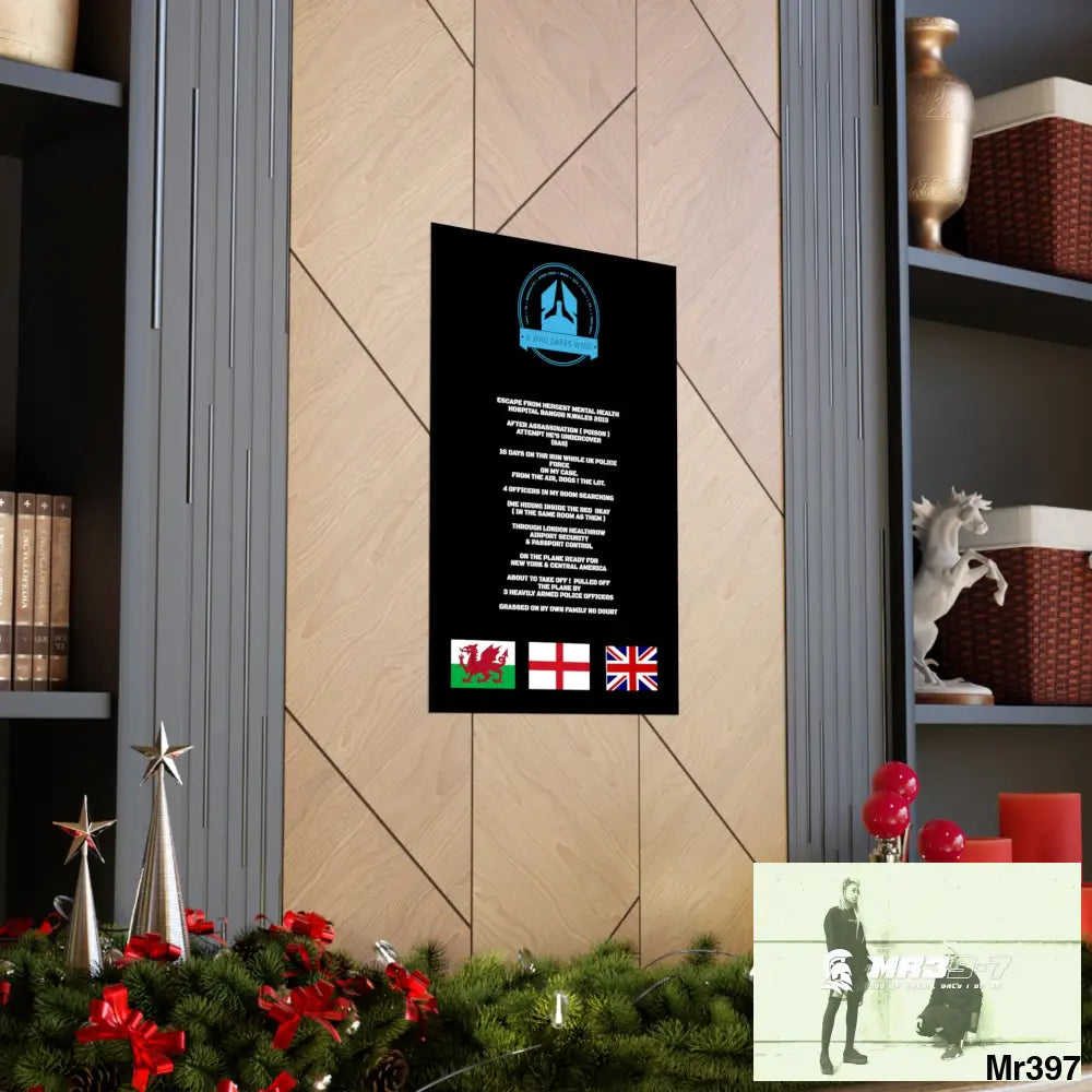 A Who Dares Wins Escape from Hergest MH Hospital 2013 Matte Vertical Posters Poster