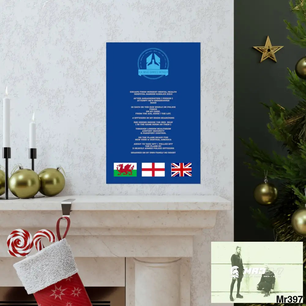 A Who Dares Wins Escape from Hergest MH Hospital 2013 Matte Vertical Posters Poster