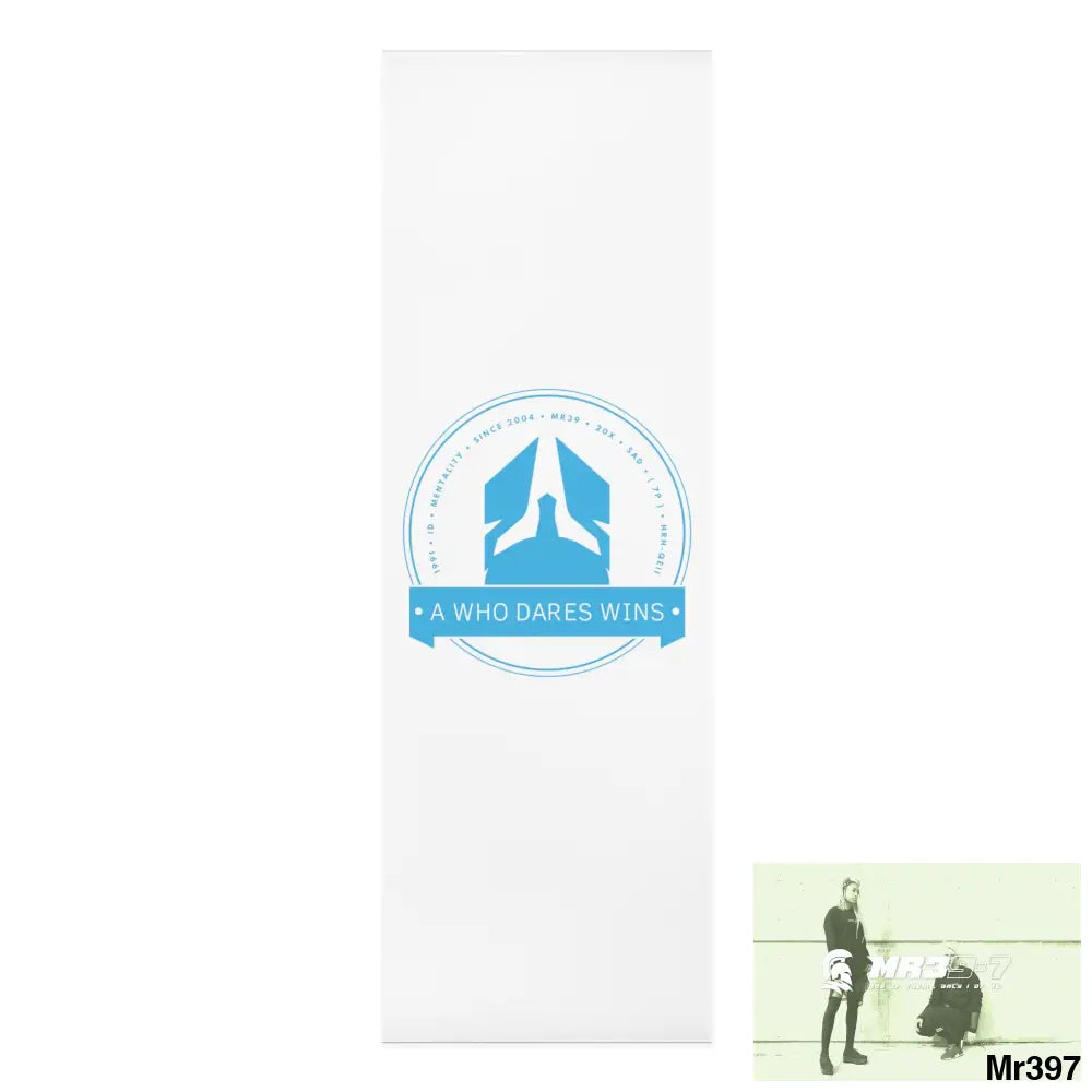 A Who Dares Wins Foam Yoga Mat 24” x 72” Home Decor