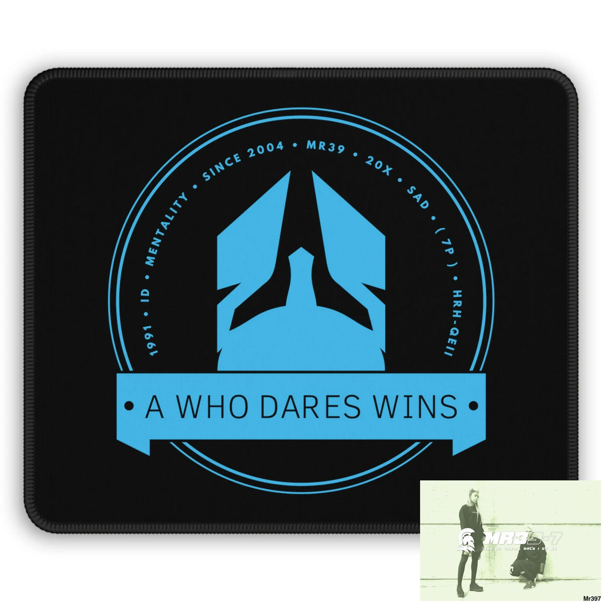 A Who Dares Wins Gaming Mouse Pad Rectangle / 9’’ × 7’’ Home Decor