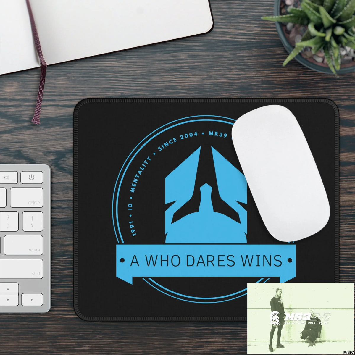 A Who Dares Wins Gaming Mouse Pad Rectangle / 9’’ × 7’’ Home Decor