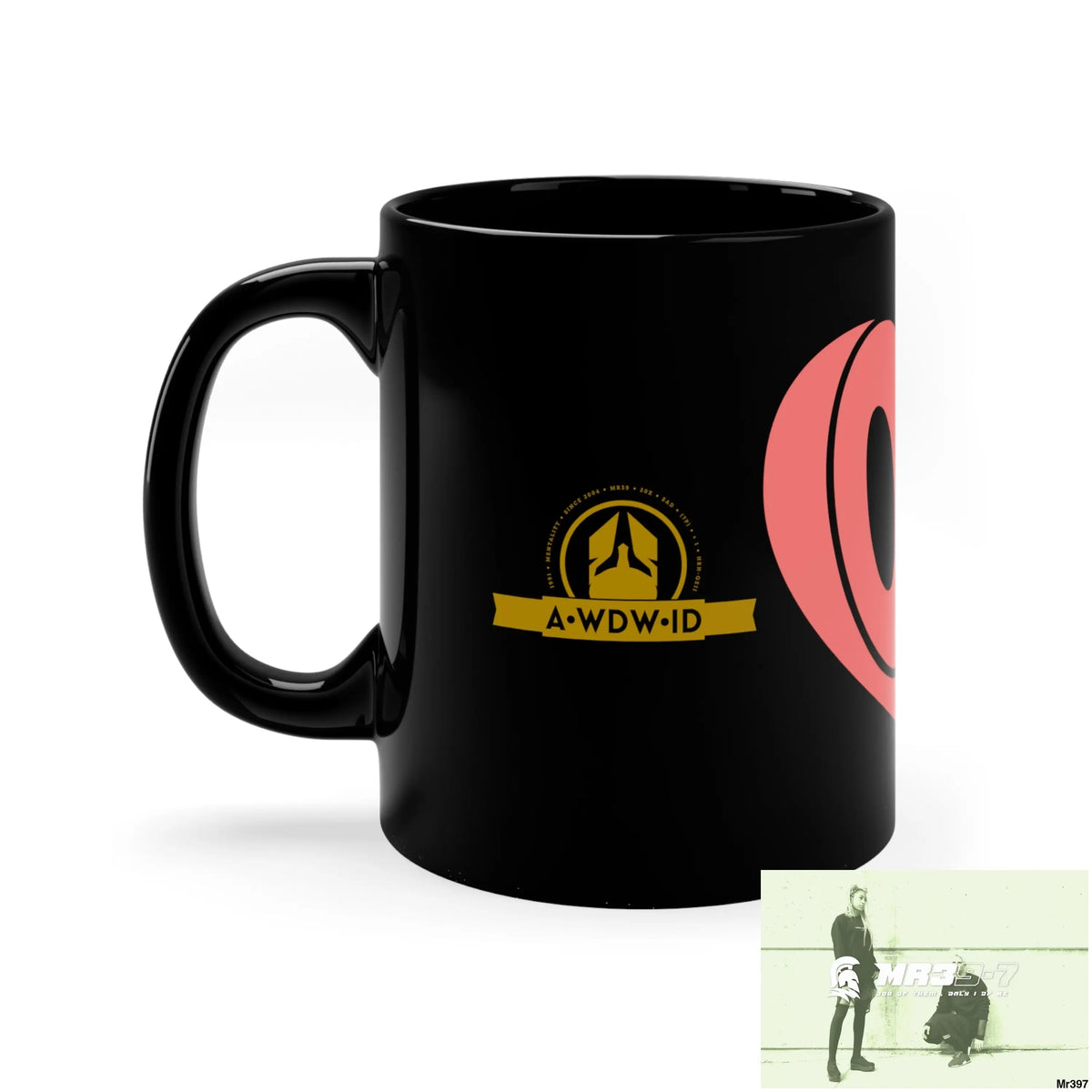 A Who Dares Wins GBR (ID RSF) Love 11oz Black Mug 11oz Mug