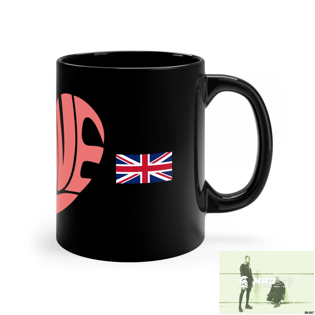 A Who Dares Wins GBR (ID RSF) Love 11oz Black Mug 11oz Mug