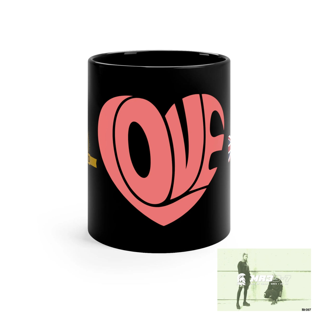 A Who Dares Wins GBR (ID RSF) Love 11oz Black Mug 11oz Mug
